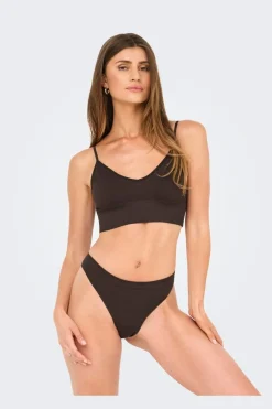 Outlet Onlvicky Rib Seamless Vneck Top Acc Nattøj & Lingeri