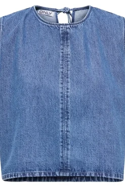 Only T-Shirts & Toppe<Onlvigga S/L Mini Open Back Top