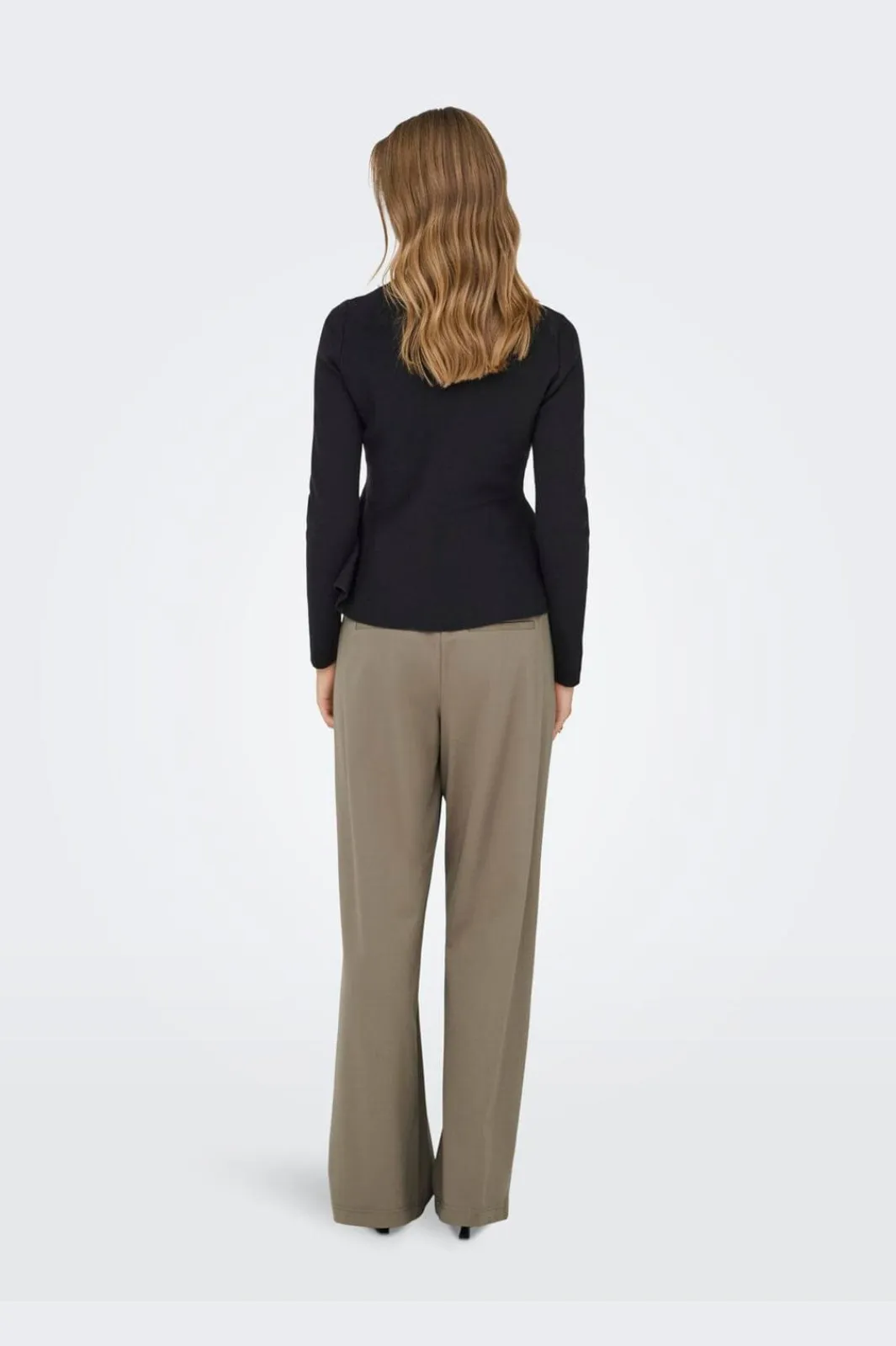 Clearance Onlvilda Ls Peplum O-Neck Knt Strik|Bluser & Skjorter