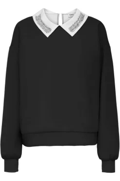 Only Bluser & Skjorter|Sweatsæt & Comfy Wear<Onlwillow L/S O-Neck Emb. Ub Swt