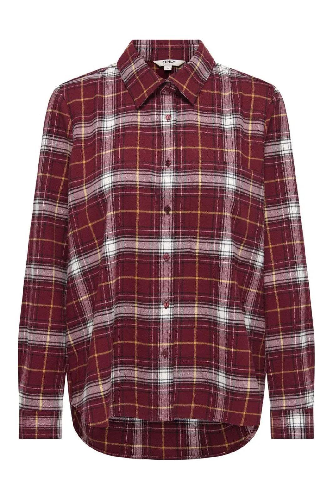 Only Bluser & Skjorter|Ammevenligt Tøj<Onlwren Check Shirt