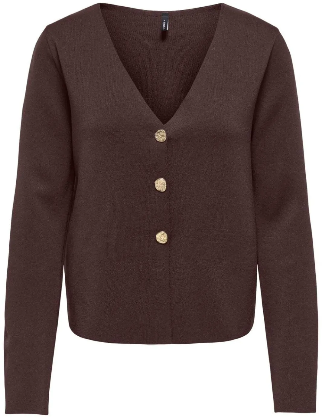 Onlzali Ls V-Neck Button Cardigan Knt Cardigans|Ammevenligt Tøj