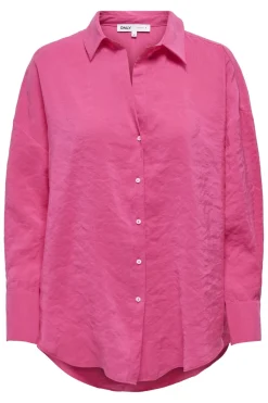 Onlzazima L/S Loose Shirt Bluser & Skjorter|Ammevenligt Tøj