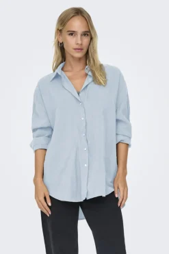 Only Bluser & Skjorter|Ammevenligt Tøj<Onlzazima L/S Loose Shirt