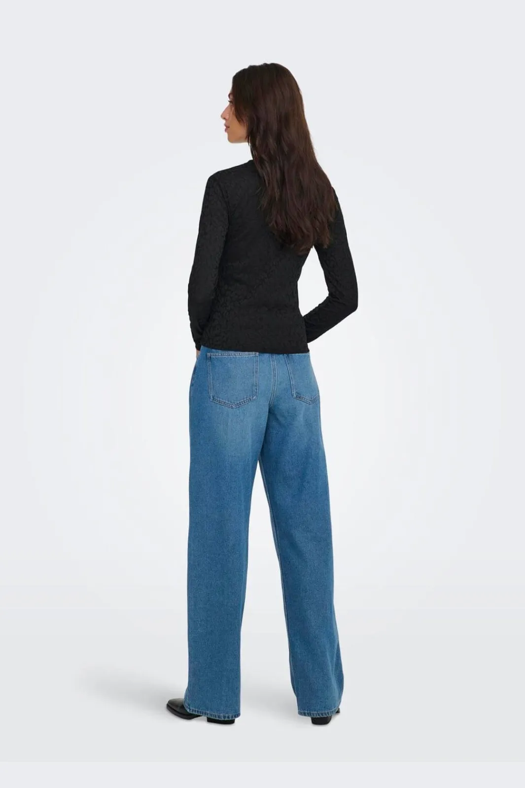 Only Bluser & Skjorter<Onlzele L/S Roundneck Top