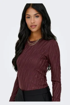 Sale Onlzele L/S Roundneck Top Bluser & Skjorter