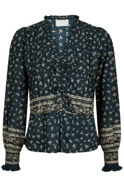 Neo Noir Bluser & Skjorter|Ammevenligt Tøj<Ora Mini Border Blouse 164597