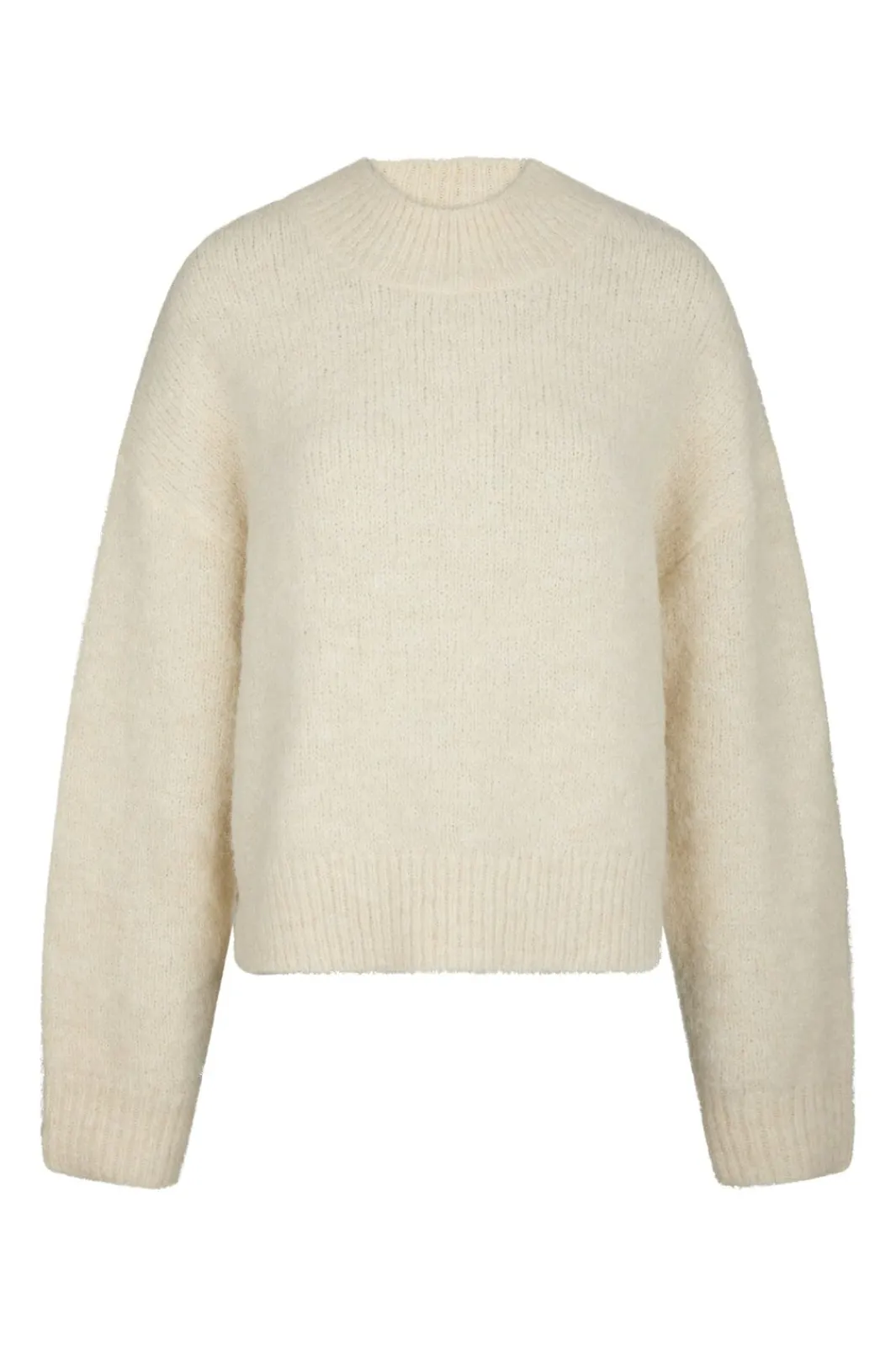 Neo Noir Bluser & Skjorter<Paulina Fluffy Knit Blouse 164729