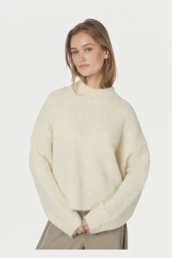 Neo Noir Bluser & Skjorter<Paulina Fluffy Knit Blouse 164729