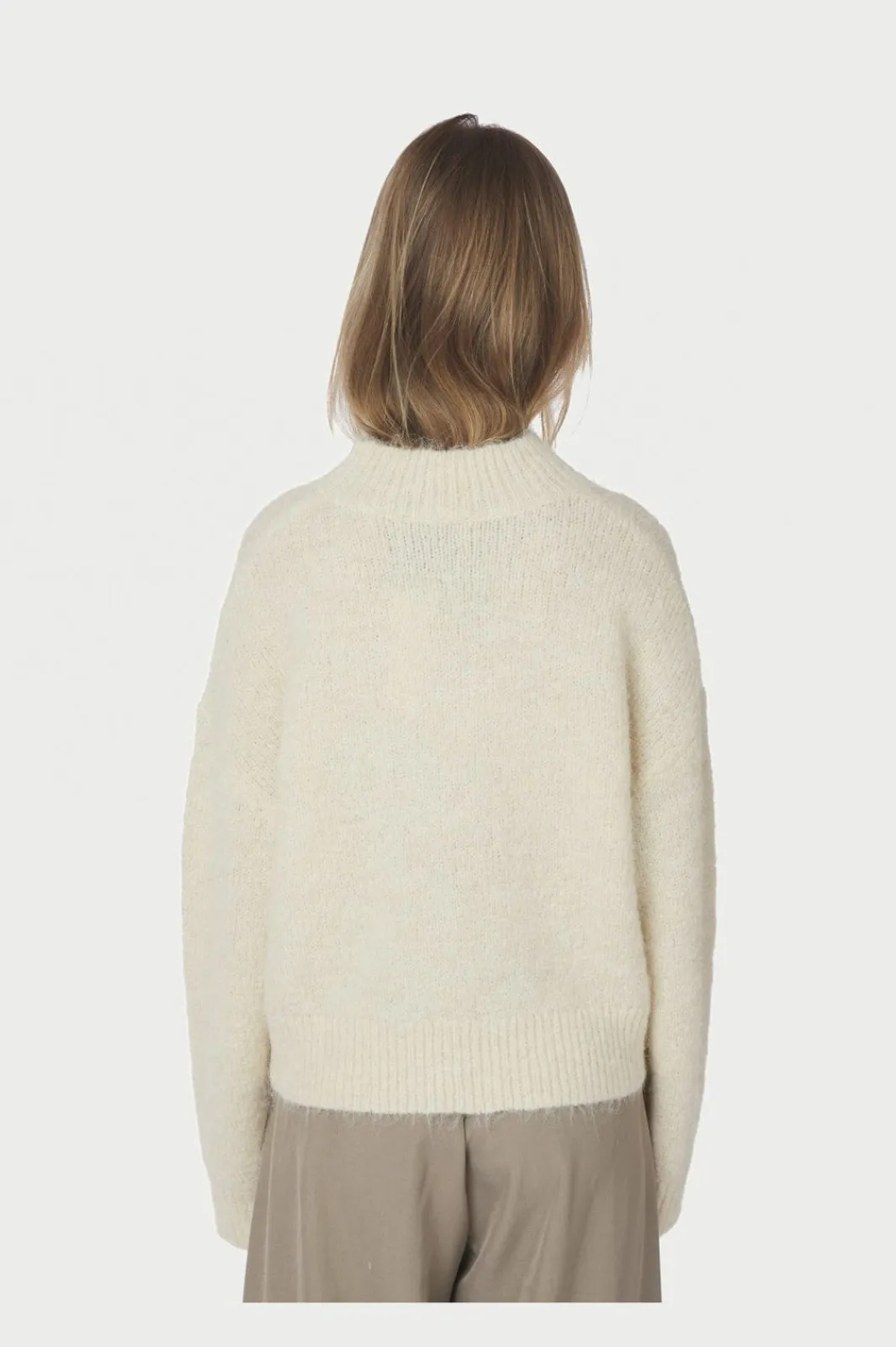 Neo Noir Bluser & Skjorter<Paulina Fluffy Knit Blouse 164729
