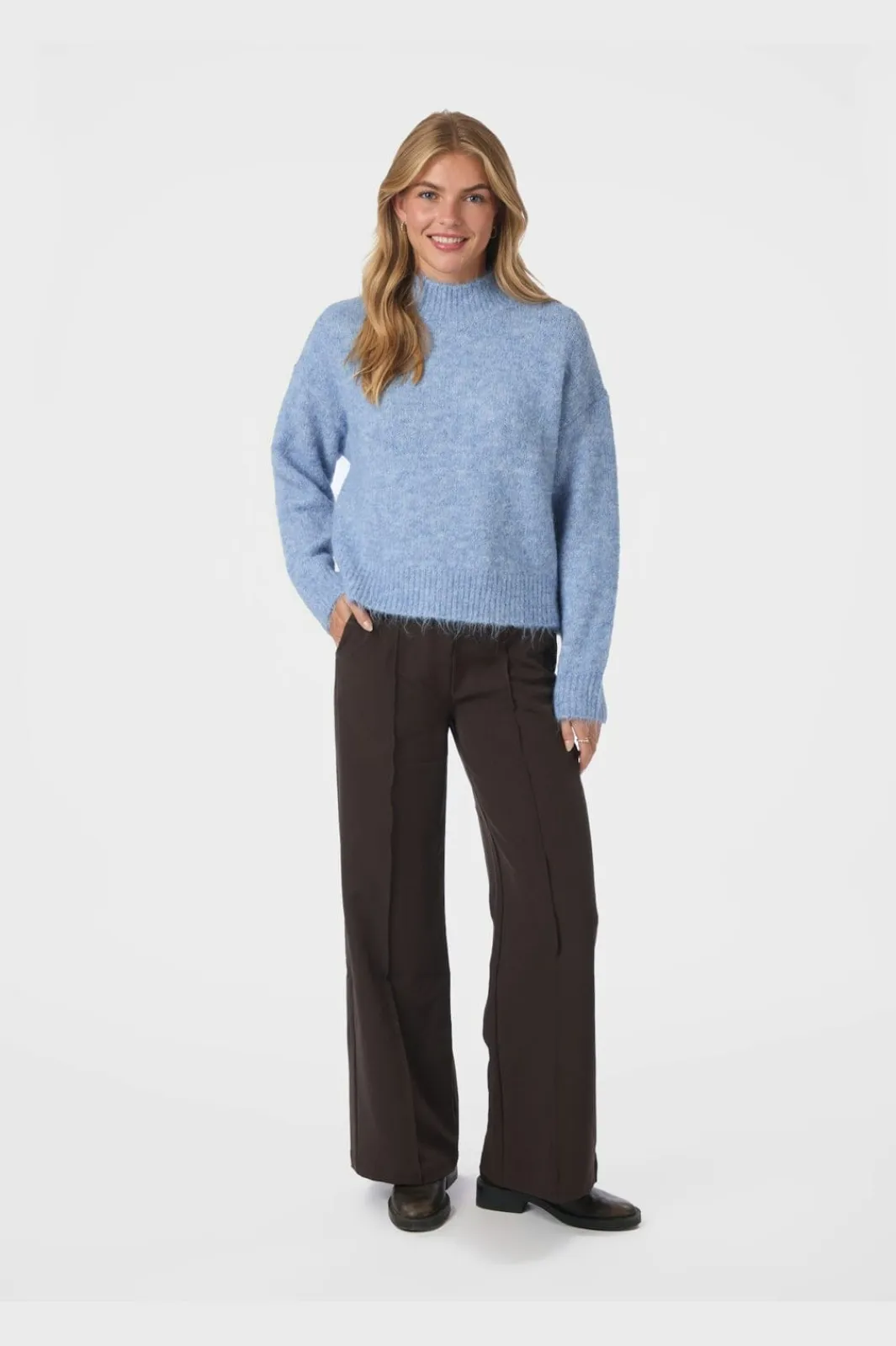 Hot Paulina Fluffy Knit Blouse 164729 Bluser & Skjorter
