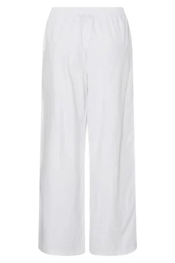 Discount Pcalba Wide Emb Pant Bukser, Jeans & Leggings