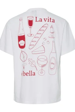 New Pcalma Ss O-Neck Loose Tee Box T-Shirts & Toppe