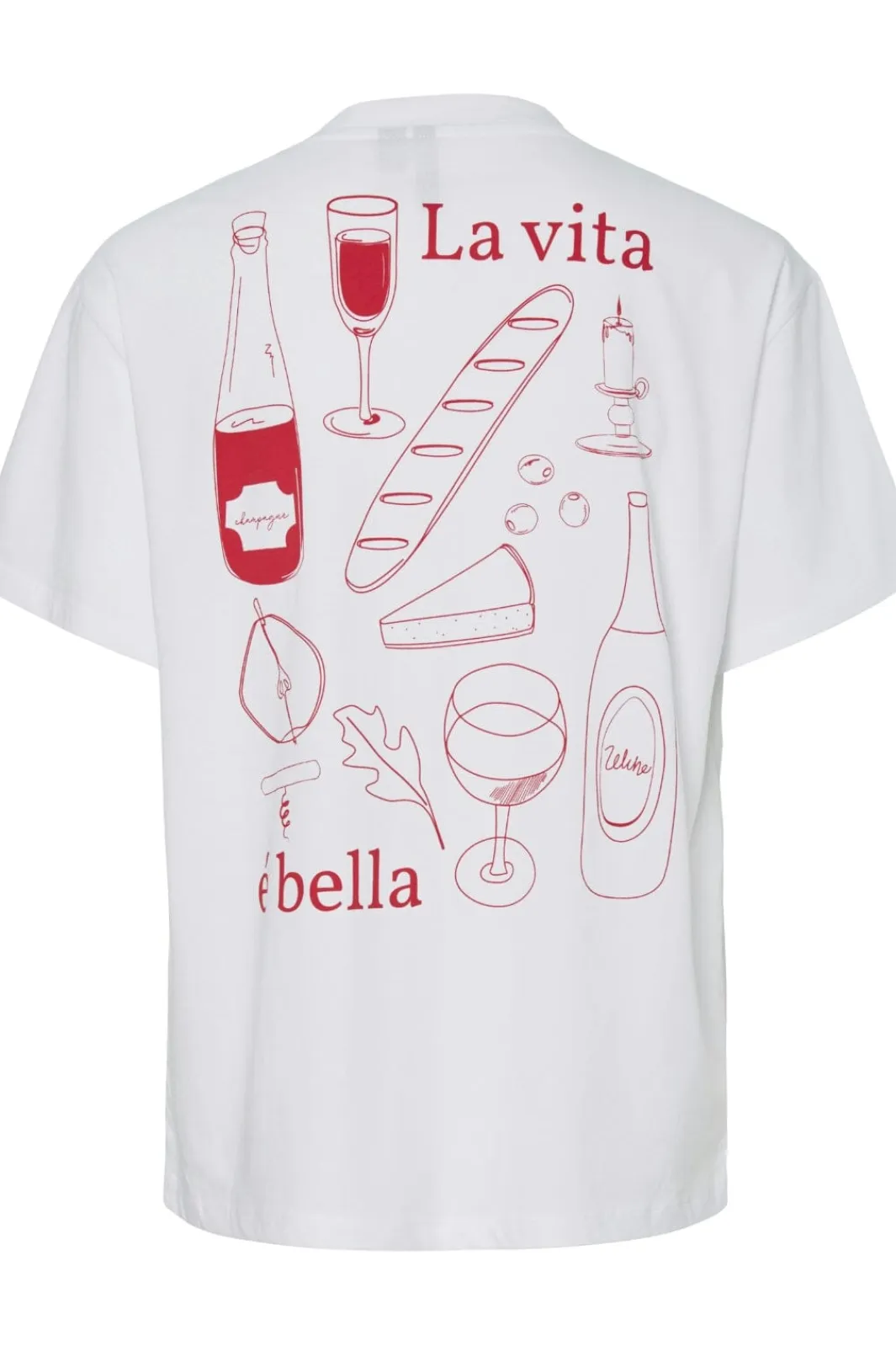 New Pcalma Ss O-Neck Loose Tee Box T-Shirts & Toppe