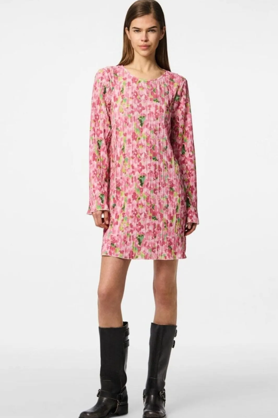 Pieces Kjoler<Pcamber Ls Short Dress Kca