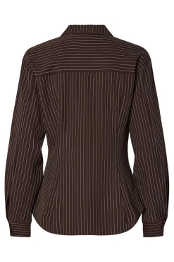 Pieces Sæt 🛍️|Bluser & Skjorter<Pcanja Ls Fitted Shirt