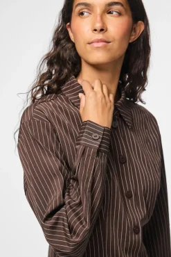 Pieces Sæt 🛍️|Bluser & Skjorter<Pcanja Ls Fitted Shirt