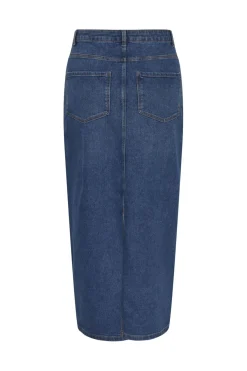 Pieces Nederdele<Pcatikka Ankle Denim Skirt Mm