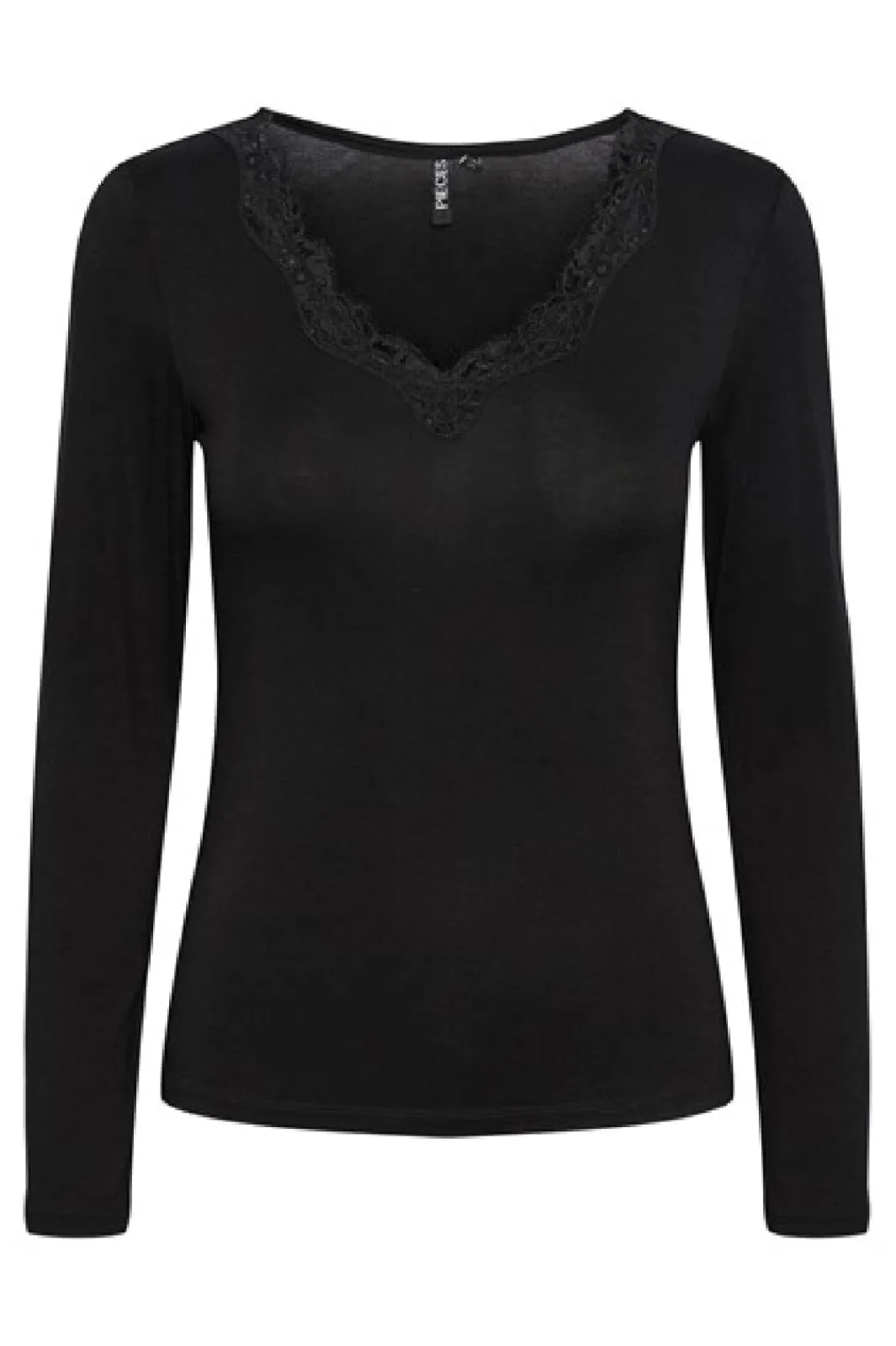 Pieces Bluser & Skjorter<Pcbarbera Ls Lace Top