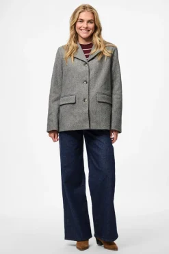 Clearance Pcbianca Ls Blazer Jacket Overtøj & Jakker