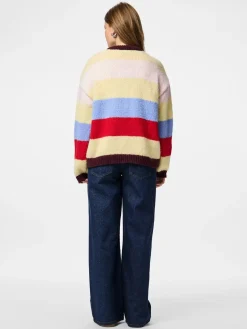 Best Pcbikka Ls O-Neck Knit Strik|Bluser & Skjorter