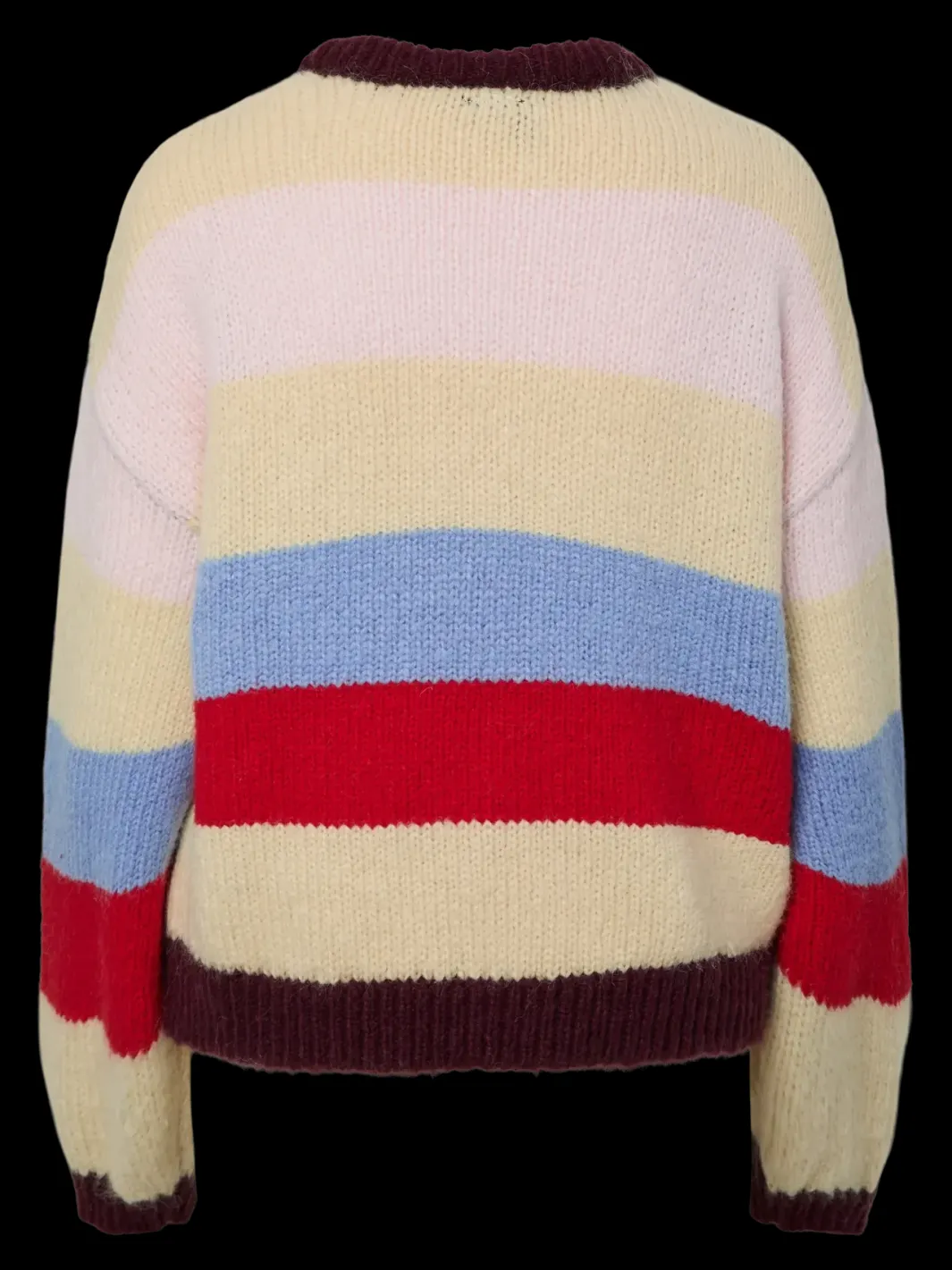 Best Pcbikka Ls O-Neck Knit Strik|Bluser & Skjorter