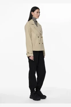 Online Pcbille Short Trenchcoat Overtøj & Jakker
