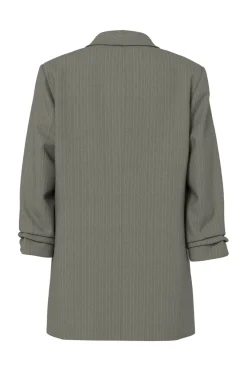 Pieces Blazere<Pcbosella 3/4 Pinstripe Blazer
