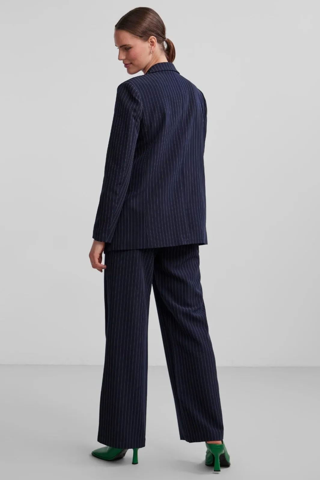 New Pcbossy Ls Loose Striped Blazer Noos Blazere