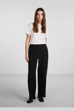 Sale Pcbossy Wide Plain Pant Bukser, Jeans & Leggings