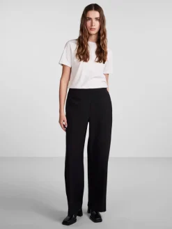 Sale Pcbossy Wide Plain Pant Bukser, Jeans & Leggings