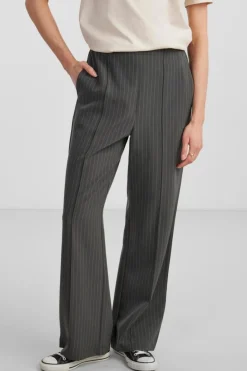 Pieces Bukser, Jeans & Leggings<Pcbossy Wide Striped Pants