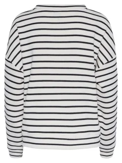 Pieces Bluser & Skjorter|Sæt 🛍️<Pcchilli Ls Sweat Stripes