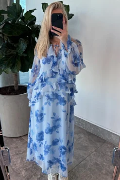 Pieces Kjoler<Pcclara Ls Long V-Neck Dress