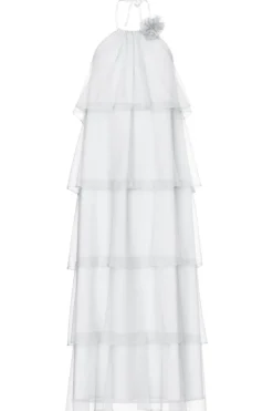 Sale Pcclara Sl Long Layred Dress Kca Kjoler