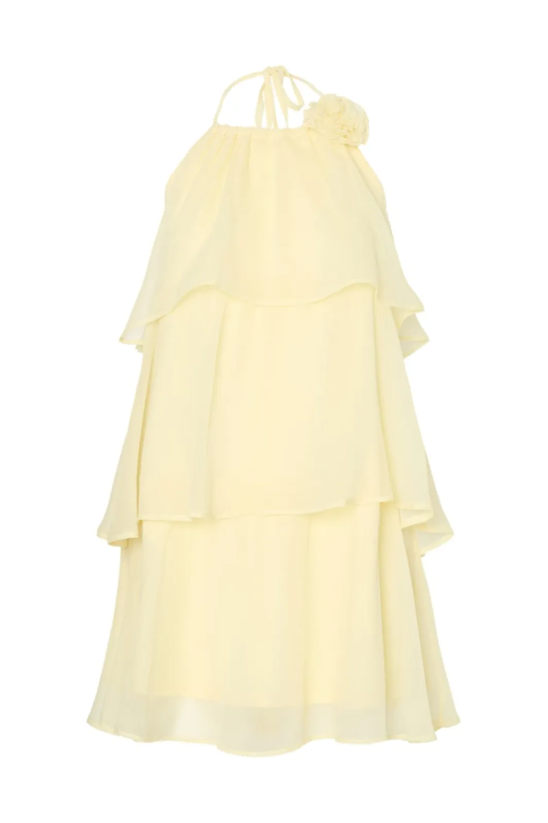 New Pcclara Sl Short Layred Dress Kca Kjoler