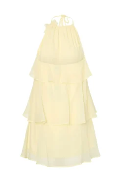 New Pcclara Sl Short Layred Dress Kca Kjoler