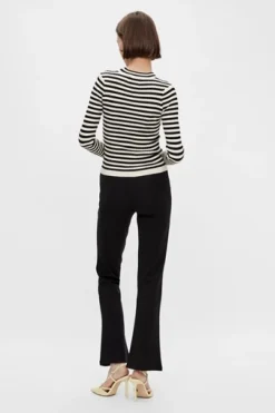 Pieces Bluser & Skjorter<Pccrista Ls O-Nech Knit Noos