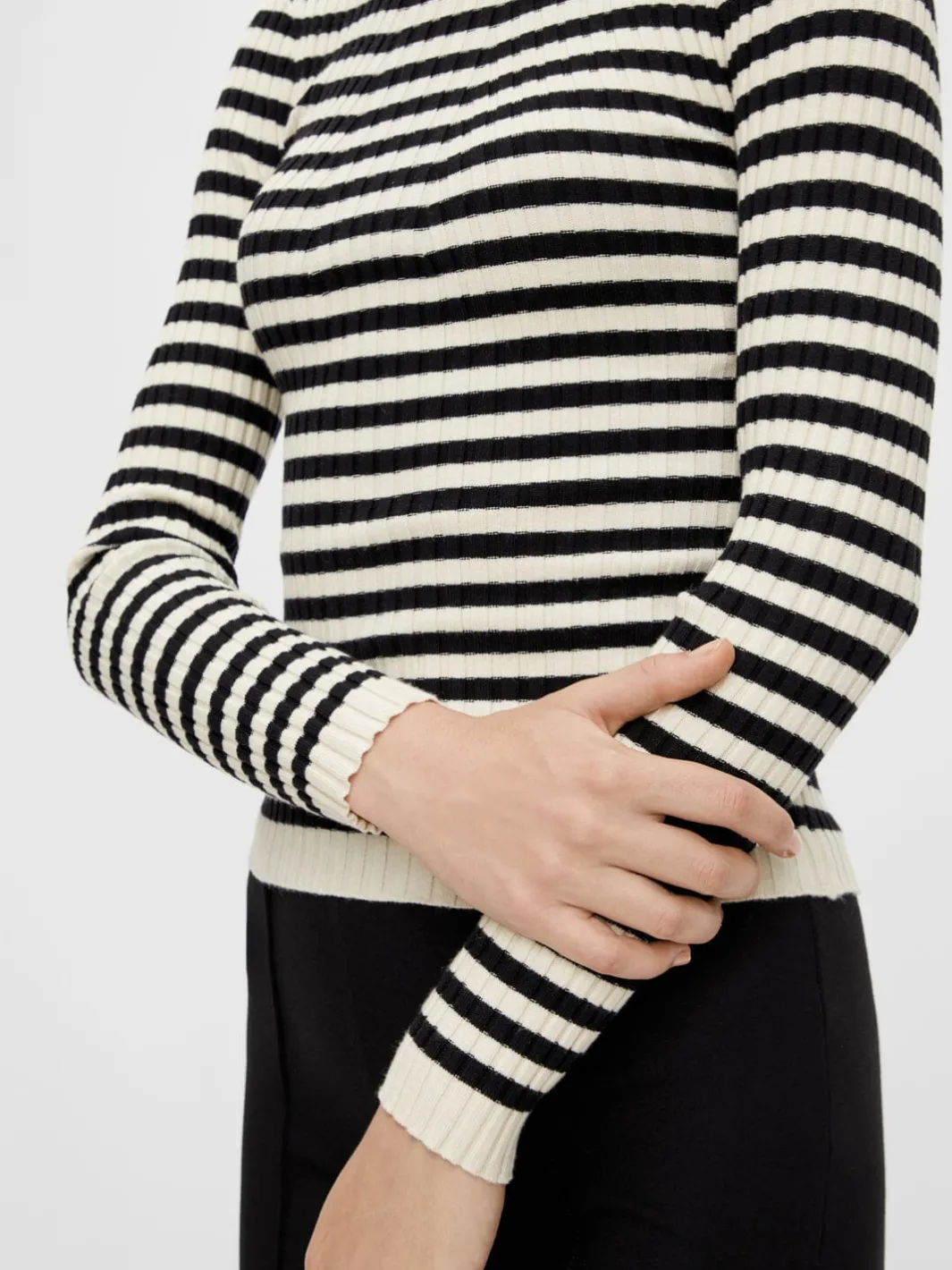 Pieces Bluser & Skjorter|Strik<Pccrista Ls O-Neck Knit