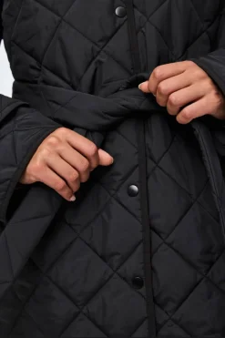 Pieces Overtøj & Jakker<Pcemily Long Quilted Jacket