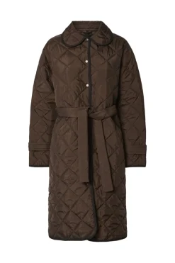 Outlet Pcemily Long Quilted Jacket Overtøj & Jakker