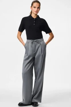 Hot Pcfalka Pinstriped Tie Pants Bukser, Jeans & Leggings