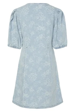 Pcfeline Ss Denim Dress Ammevenligt Tøj|Kjoler