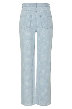 Discount Pcfeline Wide Denim Jeans Bukser, Jeans & Leggings