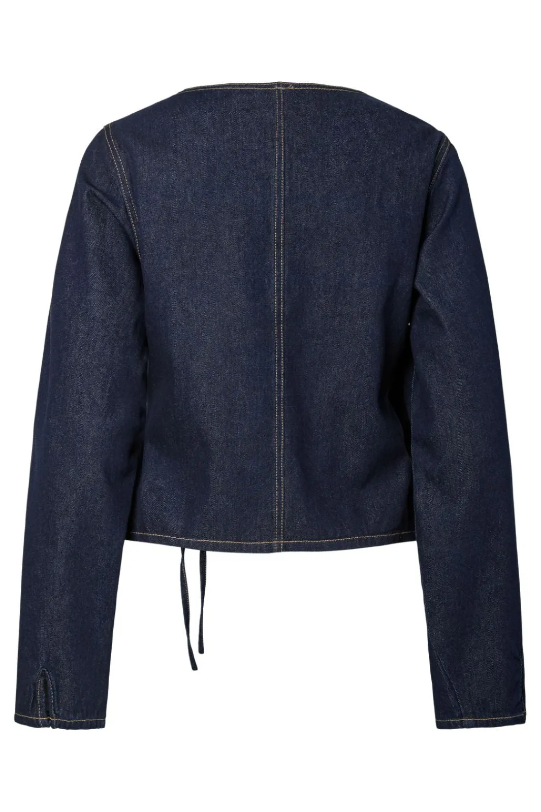 Pieces Bluser & Skjorter<Pcfenna Ls Denim Wrap Shirt Fsy