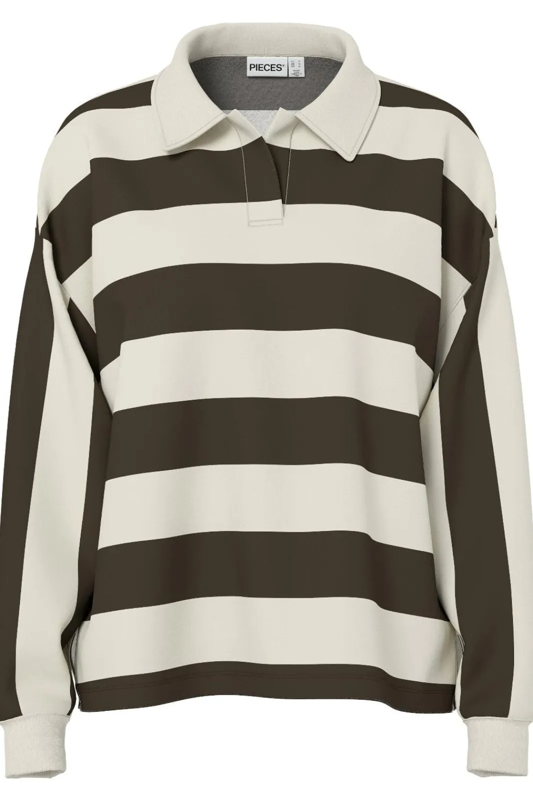 Clearance Pcfilucca Ls Loose Polo Shirt Bluser & Skjorter