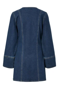 Pieces Kjoler|Ammevenligt Tøj<Pcflora Ls Denim Dress