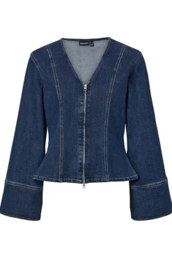 Pieces Bluser & Skjorter|Ammevenligt Tøj<Pcflora Ls Denim Shirt
