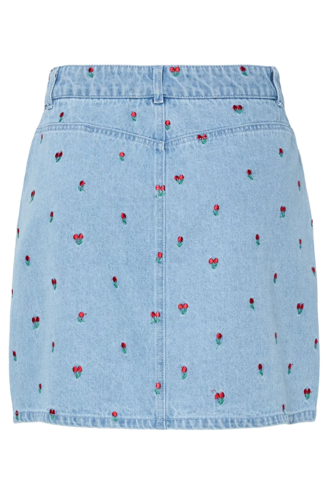 Pcfreia Short Denim Skirt Fsy Sæt 🛍️|Nederdele