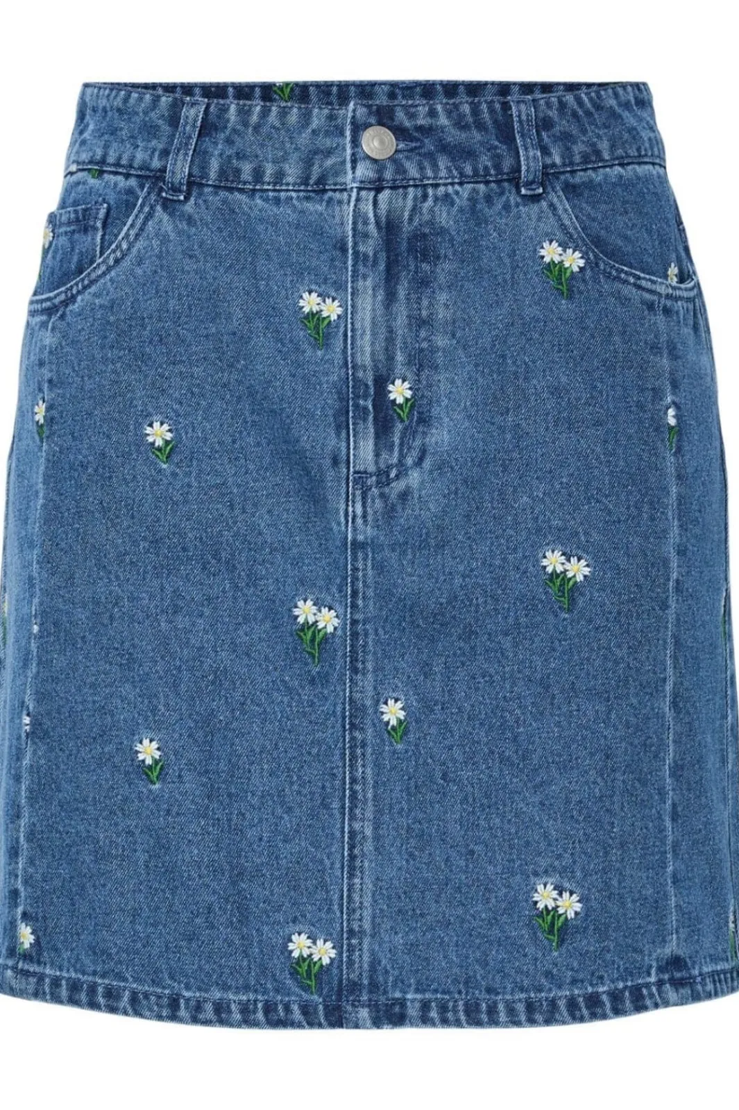 Outlet Pcfreia Short Denim Skirt Fsy Nederdele